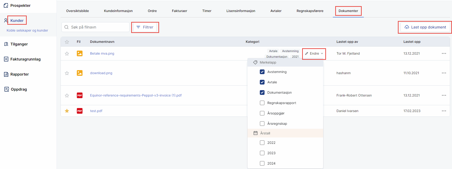 CS Kundekort dokumenter.png CS Kundekort dokumenter.png